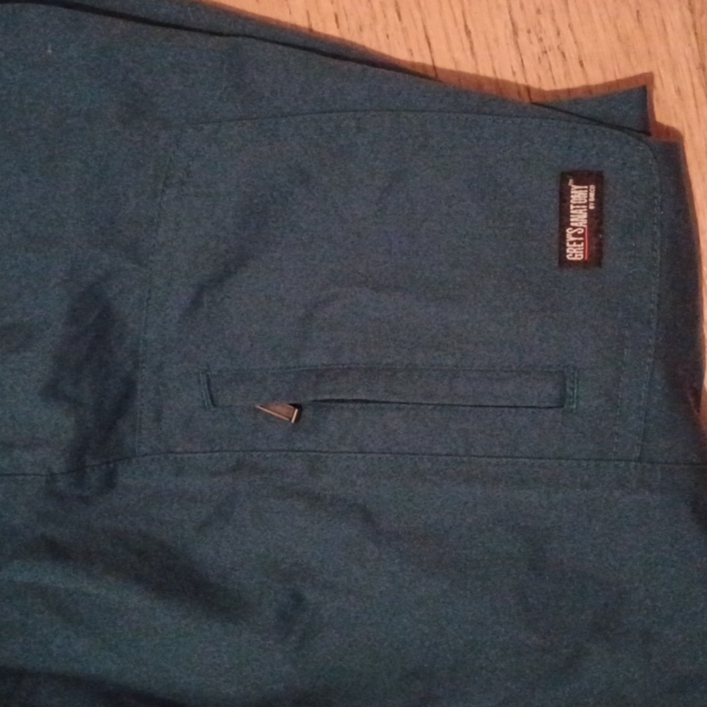 Grey's Anatomy Scrub Pants Women's Blue Green Bottoms S - Picture 2 of 4